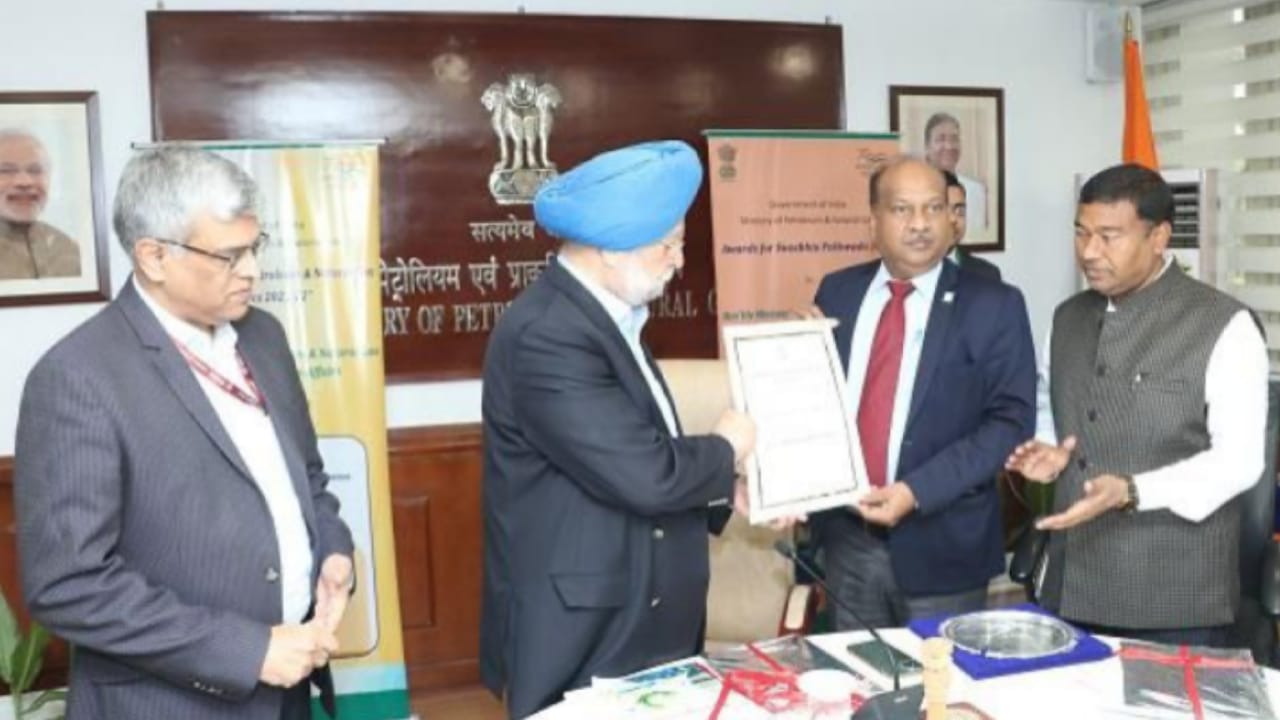 First Prize for exceptional work undertaken during Swachhata Pakhwada held in July 2022
