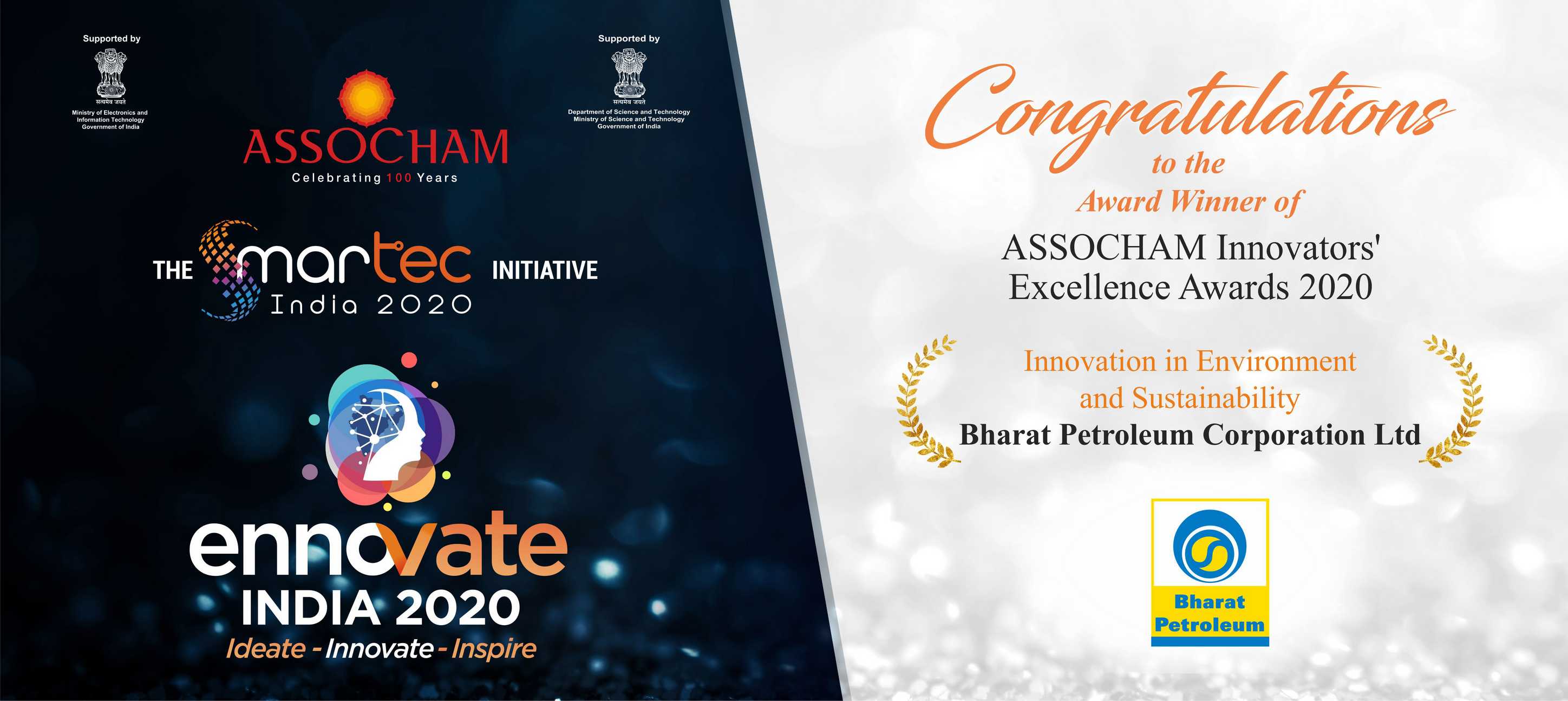 Bharat Petroleum receives Sustainability Performance Award and CSR Award from ICC
