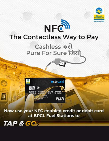 Contactless NFC enabled payment options at Retail outlets