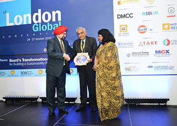BPCL decorated with Golden Peacock Award 2018 at London