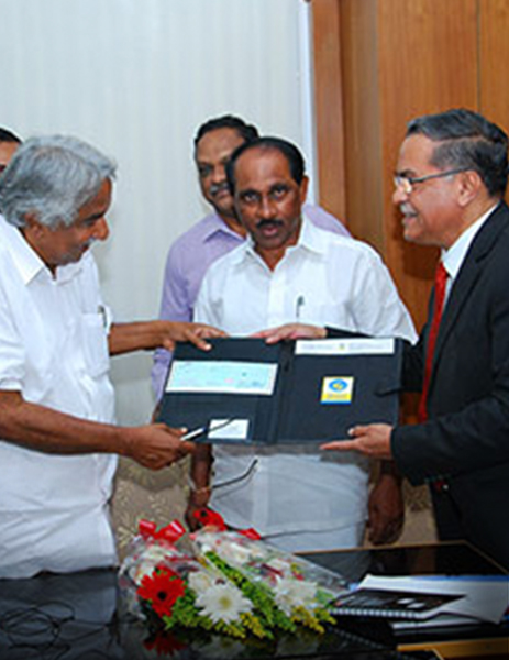 BPCL hands over dividend cheque to GoK