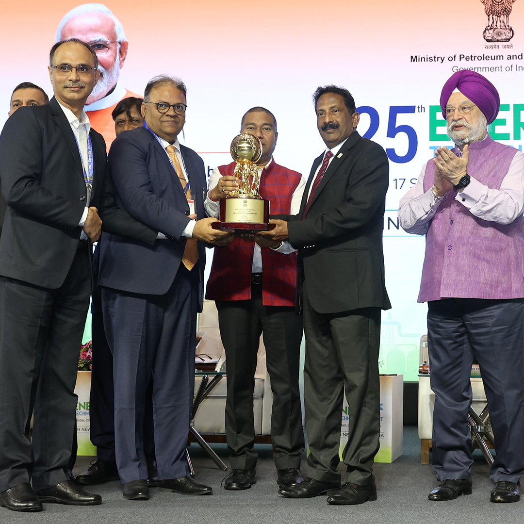 Felicitated BPCL in eight categories at 25th Energy Technology Meet