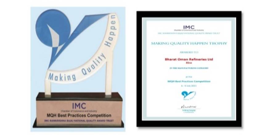 IMC Ramkrishna Bajaj National Quality Making Quality Happen (MQH) Trophy