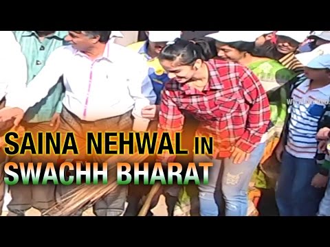 Saina Nehwal Joins Swachh Bharat Campaign with Bharat Petroleum - 6TV Telangana_Youtube_thumb