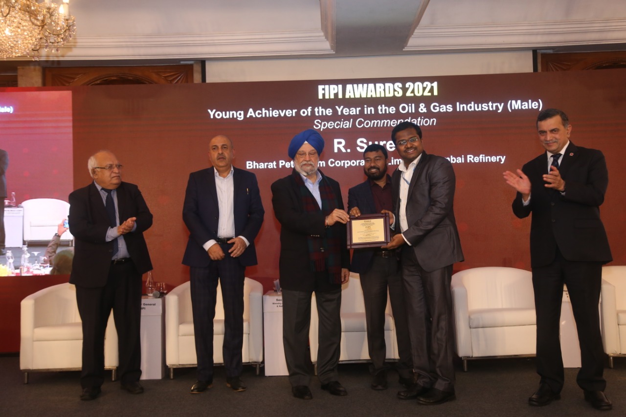 Recognition for Bharat Petroleum at FIPI Awards 2021