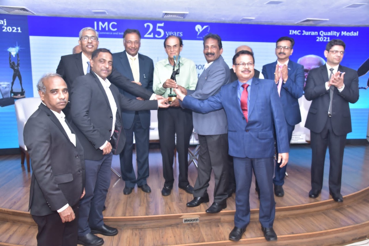 IMC Ramakrishna Bajaj National Quality Award 2021 in the Manufacturing Category for Kochi Refinery