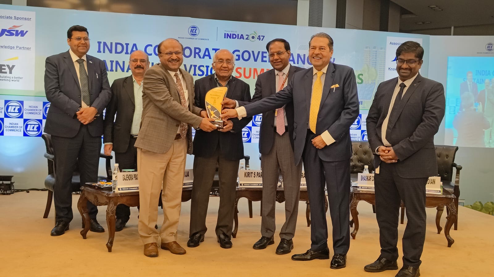BPCL has been conferred the prestigious Indian Chamber of Commerce Awards