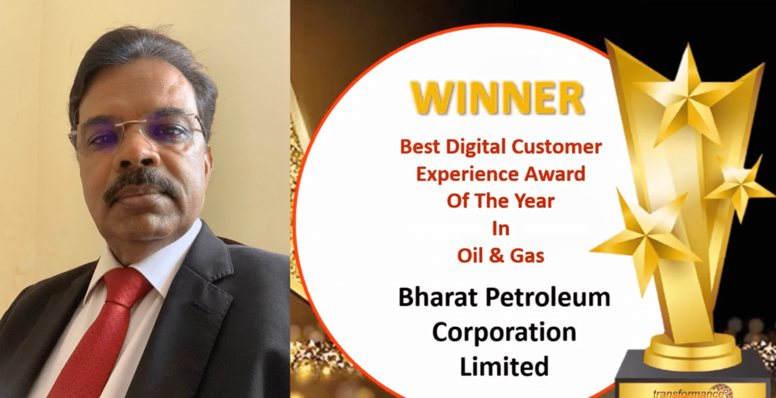 BPCL wins ‘Best Digital Customer Experience in Oil & Gas’ award hosted by  Transformance Forum